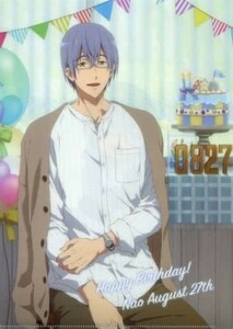 【未開封品】「Free!　Series　Birthday　Presents」 BIRTHDAY★DECORATION　A4クリアファイル　芹沢尚