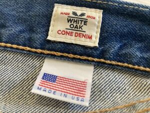 【希少 MADE IN USA Levi's 511 W28 L32 whiteoak conedenim セルビッジ　チェーンステッチ仕様】501