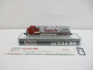 6432Y KATO カトー Nゲージ No.176-3504 GE C44-9W Santa Fe サンタフェ #605 ディーゼル機関車 鉄道模型 車両