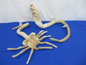 6698P ALIEN エイリアン ぬいぐるみ フェイスハガー/チェストバスター 2体 まとめ Face Hugger Chestbuster◆パリセイズ PALISADES 現状品 