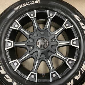 マーテルギアモンスター◆7J 16インチ IS38(オフセット+38) PCD139.7-6H◆GY ナスカー 215/65R16 付◆200系ハイエースなどに!MGモンスターの画像5