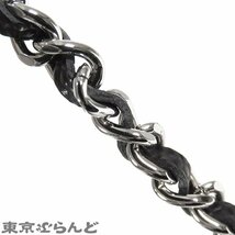 101695005 シャネル CHANEL チェーンウォレット ブラック シルバー金具 キャビアスキン マトラッセ ショルダーバッグ 長財布 レディース_画像6