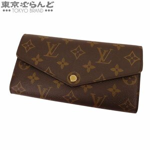 101707789 ルイヴィトン LOUIS VUITTON ポルトフォイユ・サラ M60531 ブラウン モノグラムキャンバス 長財布 レディース