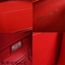 504017985 シャネル CHANEL CCフィリグリー レッド ゴールド金具 キャビアスキン 2WAY バニティバッグ ココマーク ショルダーバッグ_画像7