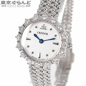 103018549 セイコー SEIKO クレドール GSTE967 1E70-0DN0 ホワイト SS ダイヤモンド 腕時計 レディース 電池式