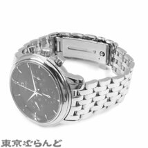 101685344 オメガ OMEGA デビル プレステージ 4540.51 ブラック SS クロノグラフ 腕時計 メンズ 手巻式 オーバーホール済 仕上済_画像2