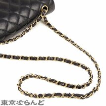 101699429 シャネル CHANEL マトラッセ 23 ブラック ゴールド金具 キャビアスキン 26番台 Wフラップ Wチェーンショルダーバッグ 展示未使用_画像5