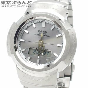 101711027 1円 カシオ CASIO G-SHOCK フルメタル AWM-500D-1A8JF シルバー SS 箱・保付き 腕時計 メンズ タフソーラー