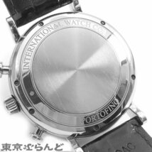 101697790 1円 IWC ポートフィノ クロノグラフ デイデイト IW391002 ブラック SS レザー 腕時計 メンズ 自動巻き 不動 ジャンク 現状_画像4