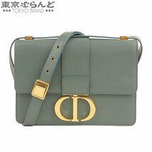 101714176 クリスチャンディオール Christian Dior 30 モンテーニュ バッグ M9203UMOS グリーン レザー ショルダーバッグ レディース A_画像1