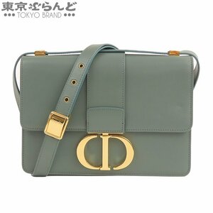 101714176 クリスチャンディオール Christian Dior 30 モンテーニュ バッグ M9203UMOS グリーン レザー ショルダーバッグ レディース A