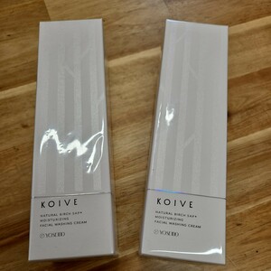 koive フェイスウォッシングクリーム　洗顔　2本セット　　日本製　120gｘ２　