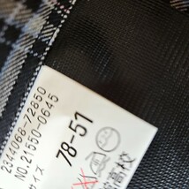 某私立高校の制服　　プリーツスカート　LからLL　　日本製　伊勢丹発注　ウール50　_画像5