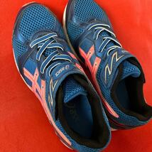 asics アシックス スニーカー シューズ 22.5cm ジュニア　運動靴　青　レイザービーム　LAZER BEAM_画像4