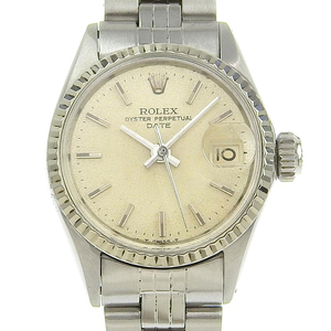 Rolex Rolex Oyster Purpetual Date 6517 WATCH SS SILMATION AUTHATIC WIND LADIES SILMER DIAL [I210123048] Используется