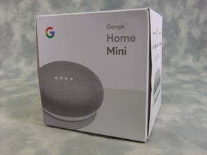 nc キ02-119 Google home mini チョーク グレー 灰色 グーグル ホーム スマートスピーカー 通電確認済