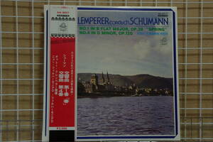 LP　シューマン：交響曲第1番「春」、第4番/クレンペラー～PO　赤盤