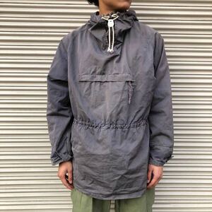 70s 80s Euro vintage スウェーデン製 COTTON ANORAK PARKA アノラックマウンテンパーカー ミリタリー ヴィンテージ ユーロプルオーバー