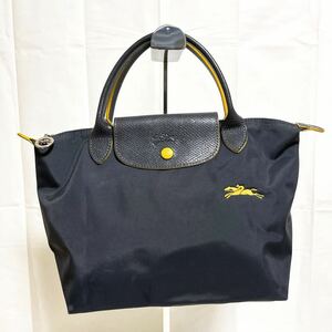 和208★① LONGCHAMP ロンシャン ルプリアージュ ハンドバッグ type S レディース ダークグレー カーキ