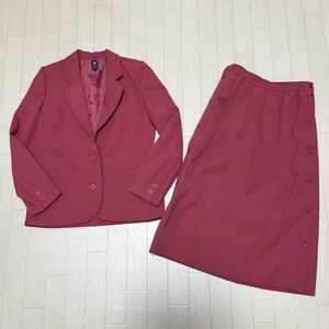  peace 213*① ungaro Ungaro setup tailored jacket skirt 7 9 lady's pink 