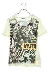 ヒステリックグラマー HYSTERIC GLAMOUR 0223CT12 サイズ:S ガールズプリントVネックTシャツ 中古 BS99