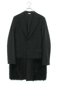 コムデギャルソンオムプリュス COMME des GARCONS 23AW PL-J029 サイズ:M フェイクファードッキングテーラードロングコート 中古 BS99