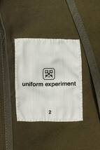 ユニフォームエクスペリメント uniform experiment 21AW UE-212019 STRETCH COTTON TWILL サイズ:2 ストレッチツイルジャケット 中古 BS99_画像3