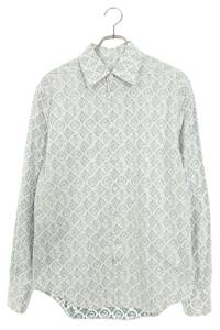  Louis Vuitton LOUISVUITTON 21AW RM212Q EO4 HLS43W size :M monogram flower pattern long sleeve shirt used SS13