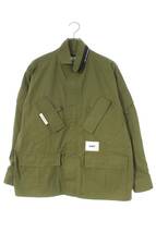 ダブルタップス WTAPS 22SS CONCEAL JACKET COPO WEATHER 221BRDT-JKM03 サイズ:1 4ポケット ミリタリーブルゾン 中古 BS99_画像1