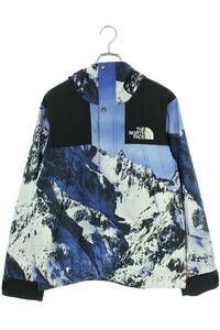 シュプリーム SUPREME ノースフェイス 17AW The North Face Mountain Parka サイズ:S 総柄マウンテンパーカーブルゾン 中古 OM10