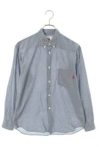 シュプリーム SUPREME コムデギャルソンシャツ 13SS L/S Gusset Shirt サイズ:XS デジタルカモ切替ボタンダウン長袖シャツ 中古 BS55