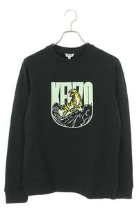 ケンゾー KENZO 19SS Tiger Mountain Sweatshirt/F965SW1254X6 サイズ:XS フロントタイガー刺繍クルーネックスウェット 中古 BS99