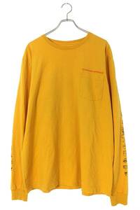 クロムハーツ Chrome Hearts PPO mustard LS サイズ:XL MATTY BOYバックプリント長袖カットソー 中古 SS07