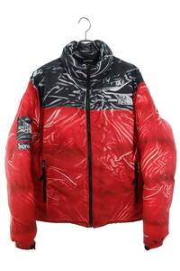 シュプリームSUPREME ノースフェイス 23SS Printed Nuptse Jacket サイズ:M トロンプルイユプリンテッドヌプシダウンジャケット 中古 SB01