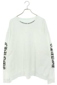 クロムハーツ Chrome Hearts SWTSHRT PLVR サイズ:XL ネックロゴプリントスウェット 中古 NO05