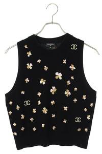  Chanel CHANEL 24SS P76928K11094 размер :36 здесь Mark кашемир вязаный лучший б/у SS13