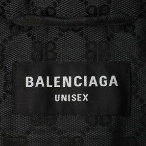 バレンシアガ BALENCIAGA グッチ 681886 TLD53 サイズ:44 ハッカープロジェクトロゴコクーンパファーダウンベスト 中古 OM10の画像3