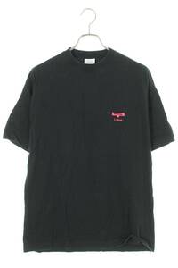 ヴェトモン VETEMENTS WSS18TR1-8 サイズ:XS LibraプリントTシャツ 中古 OM10