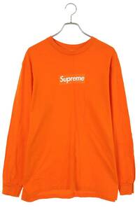 シュプリーム SUPREME 20AW Box Logo L/S Tee サイズ:M ボックスロゴ長袖カットソー 中古 OM10