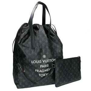 ルイヴィトン LOUISVUITTON フラグメントデザイン 17AW カバライト M43417 モノグラムエクリプス巾着ハンドバッグ 中古 GZ11