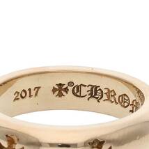 クロムハーツ Chrome Hearts 22K NEGATIVE CH PLUS/22K ネガティブCHプラス サイズ:15号 ゴールドリング 中古 SJ02_画像3