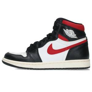 ナイキ NIKE AIR JORDAN 1 RETRO HIGH OG GYM RED 555088-061 サイズ:26cm エアジョーダン1ハイオージージムレッドスニーカー 中古 BS99