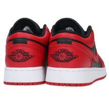 ナイキ NIKE AIR JORDAN 1 LOW GS 553560-606 サイズ:23.5cm エアジョーダン1ローGSリバースブレッドスニーカー 中古 BS99_画像2