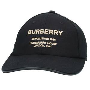 バーバリー Burberry 8057625 サイズ:S ロゴ刺繍帽子 中古 OM10