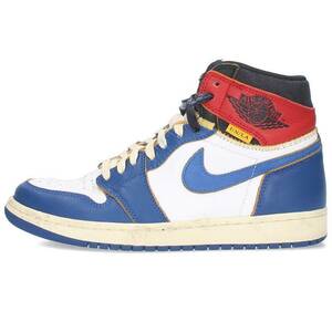 ナイキ NIKE ユニオン AIR JORDAN 1 RETRO HI NRG UNION BV1300-146 26.5cm エアジョーダン1レトロハイエナジースニーカー 中古 SB01