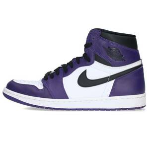 ナイキ NIKE AIR JORDAN 1 RETRO HIGH OG COURT PURPLE 555088-500 29cm エア ジョーダン1レトロハイオージースニーカー 中古 BS99