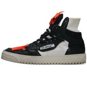 オフホワイト OFF-WHITE サイズ:42 ハイカットスニーカー 中古 BS99