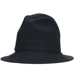 ヨウジヤマモトプールオム YOHJI YAMAMOTO POUR HOMME HJ-H09-100 サイズ:5 フェドラハット 中古 BS99