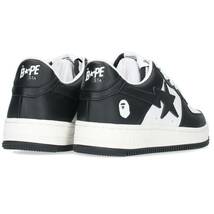 アベイシングエイプ A BATHING APE BAPE STA #4 BLACK 1I70191007 サイズ:25cm ベイプスタスニーカー 中古 BS99_画像2