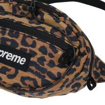 シュプリーム SUPREME Leopard Waist Bag ボックスロゴナイロンレオパードウエストバッグ 中古 BS99_画像5